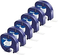 Vista 8 de Cinta transparente de repuesto para rotuladora, cinta de repuesto transparente para rotuladora Dymo, recambios transparentes Dymo de 1/2'' x 13