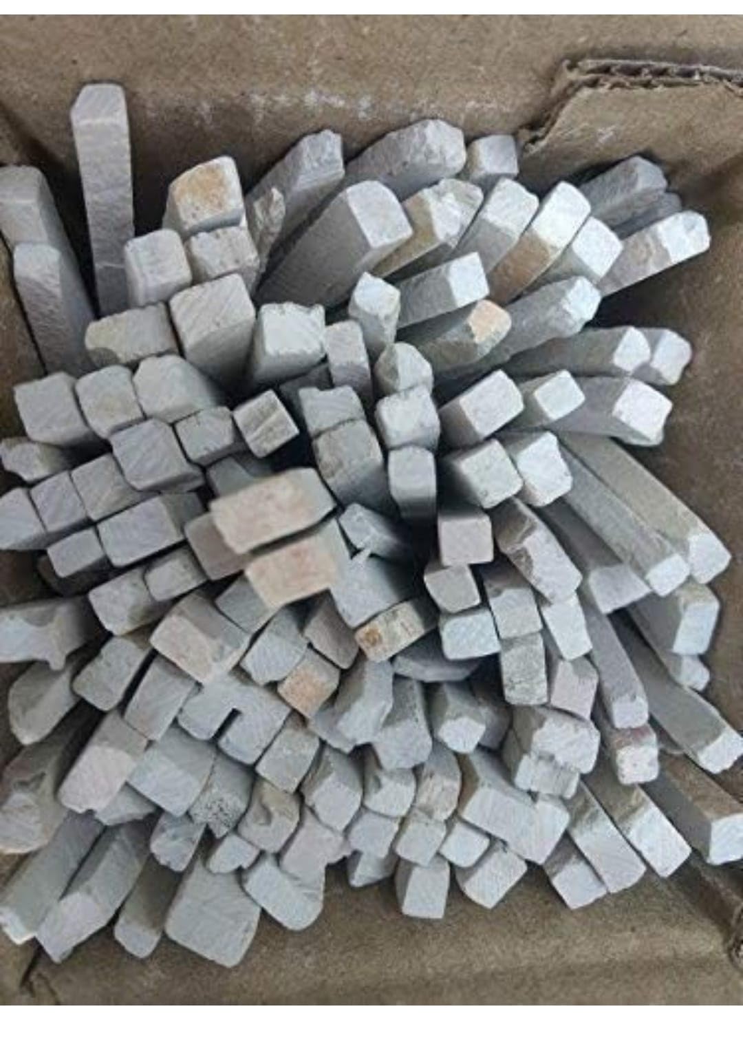 ( 35 PCS Challk Penciil Natural Earthy Slate/Saleti Penciil Natural Limestone Slate Chalk Penciil - (Saleti Challk) (AB372)
