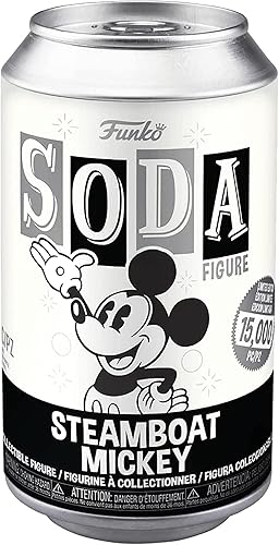 Figura de vinilo Funko SODA exclusiva de Disney Steamboat Mickey