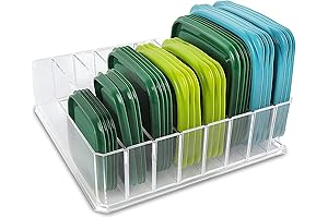 Bawuie Plastic Lid Organizer: Tidy Up Your Kitchen Cabinet