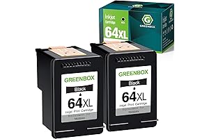 Precision-Engineered Remanufactured Ink Cartridge Replacement for HP 64 XL 64XL for HP Envy Photo Printers