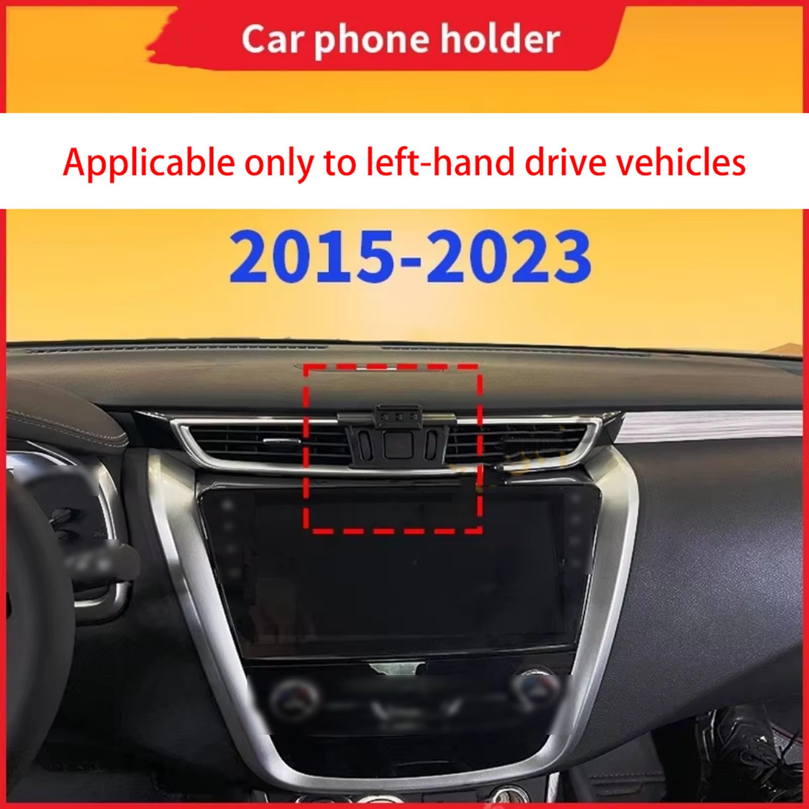 Porta Cellulare Auto per Nissan Murano Z52 2015-2023, Supporto per Telefono da Auto con Guida a Sinistra