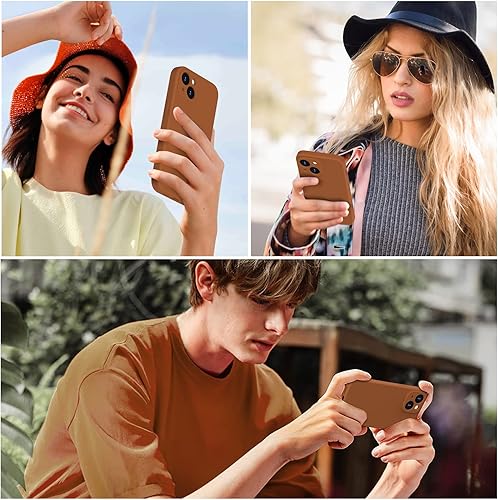 Miniatura 3 de DorisMax Funda para iPhone 14 Plus, iPhone 14 Plus de silicona con protector de pantalla, cobertura completa delgada que absorbe los golpes, con