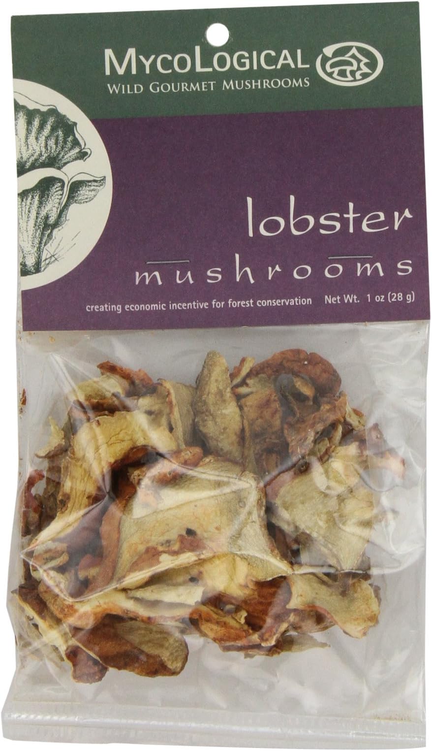 Mycological Dried Lobster Mushrooms, 1 Ounce Package