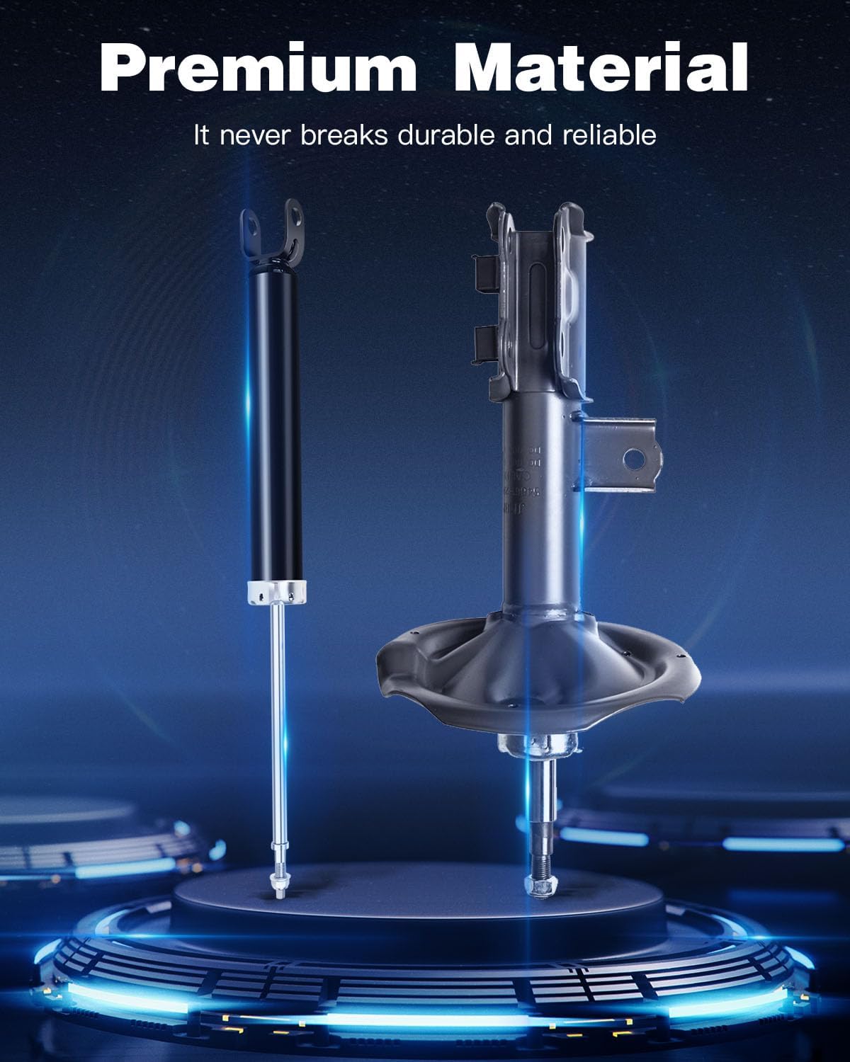ECCPP shock Struts shock absorbers for 2007-2010 for Hyundai Elantra shock Struts for 338022 338023 349085 Front and Rear shocks