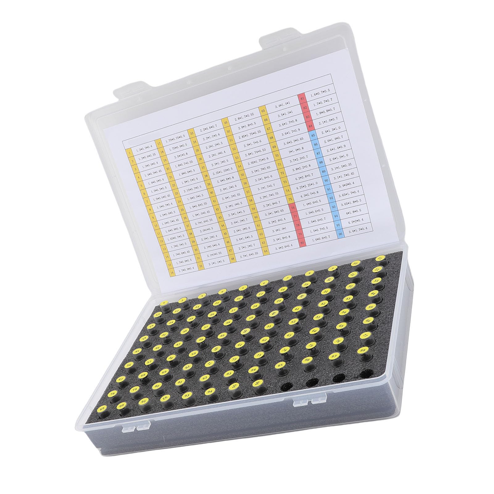 Srliya Kit di Riparazione O-ring per Corone per Orologi, Guarnizioni in Gomma Flessibile per Orologi, 960 Pezzi per Orologiai