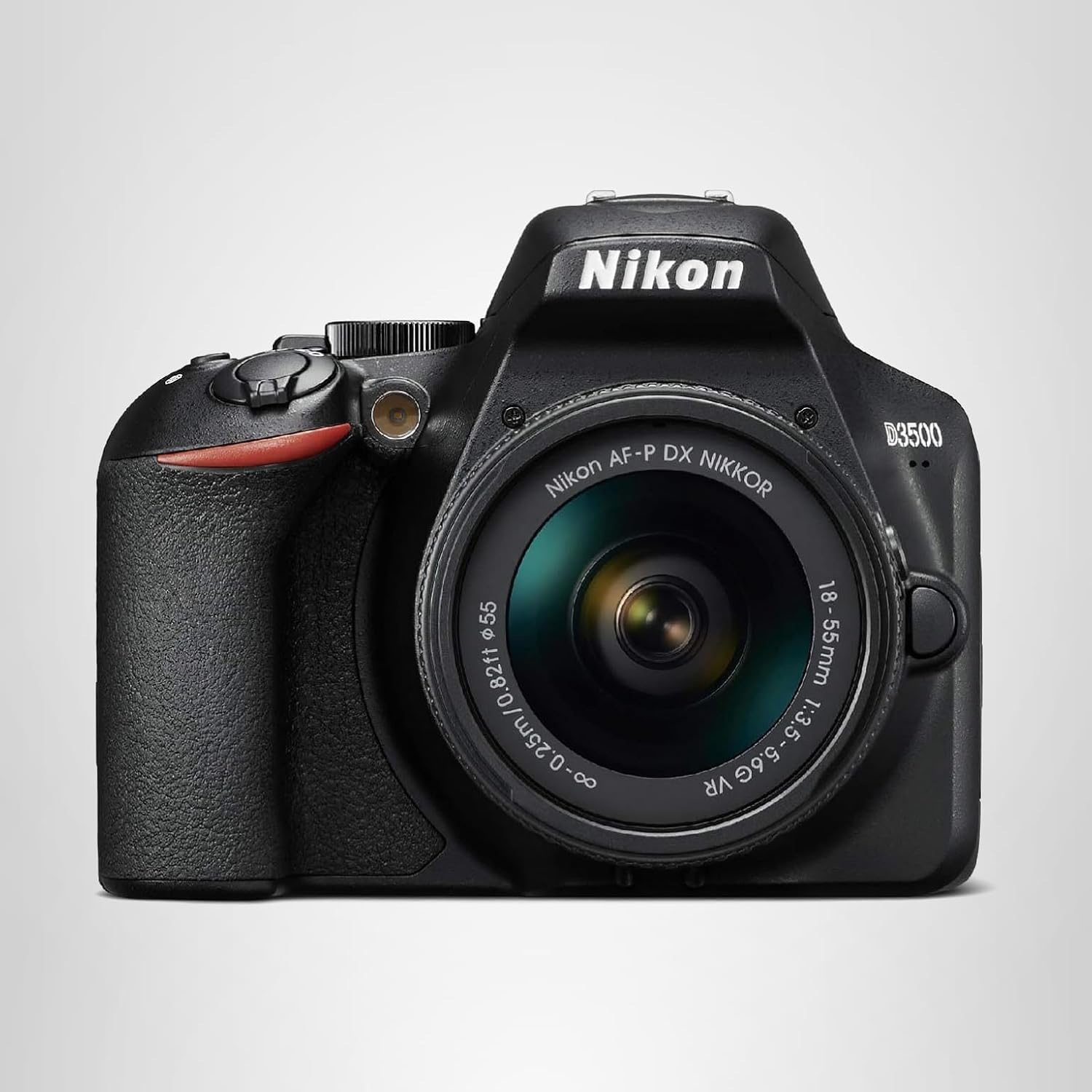 Nikon D3500 con lente AF-P DX NIKKOR 18-55mm VR