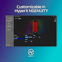 Vista 9 de HyperX QuadCast 2 - Micrófono USB para juegos, transmisión y podcasting, con controles integrados, iluminación LED, soporte de choque extraíble, PC
