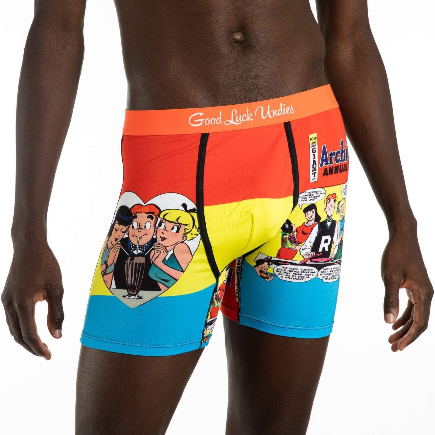 Good Luck Undies Men's Archie Comics Boxer Brief Underwear - Image 6