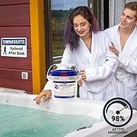 Vista 4 de [5 libras] Tabletas de bromo para jacuzzis y spas Bromación Tabletas