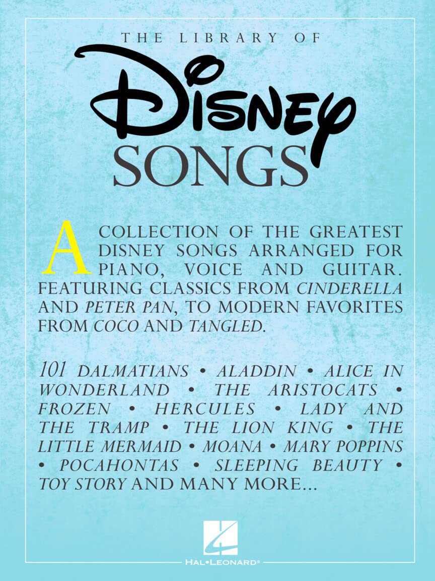 The Library of Disney Songs : Over 50 of the Greatest Disney Songs