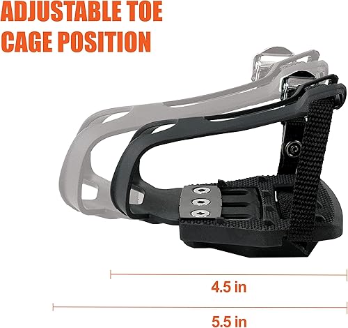 Miniatura 5 de BV Shimano SPDLook Delta - Pedales de bicicleta compatibles con 916 pulgadas con clips para los dedos del pie, pedales de pelotón para zapatos
