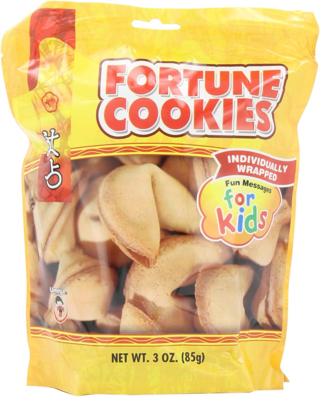 Umeya Fortune Cookies Kid's, 3-Ounce (Pack of 6)