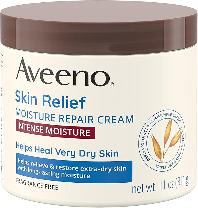Aveeno Skin Relief Intense Moisture Repair Cream 2-Pack 11 oz