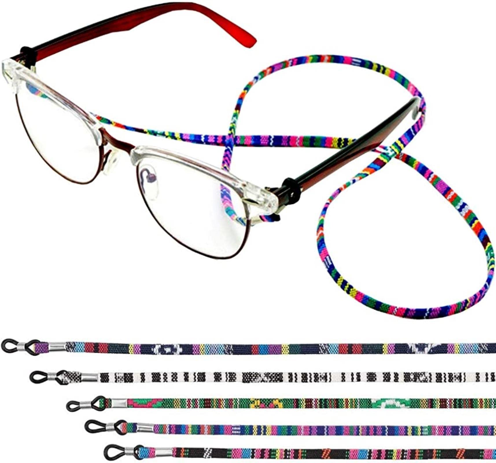 Cadena para Sujetar Gafas étnicas, Soporte para Gafas, Correa para el Cuello