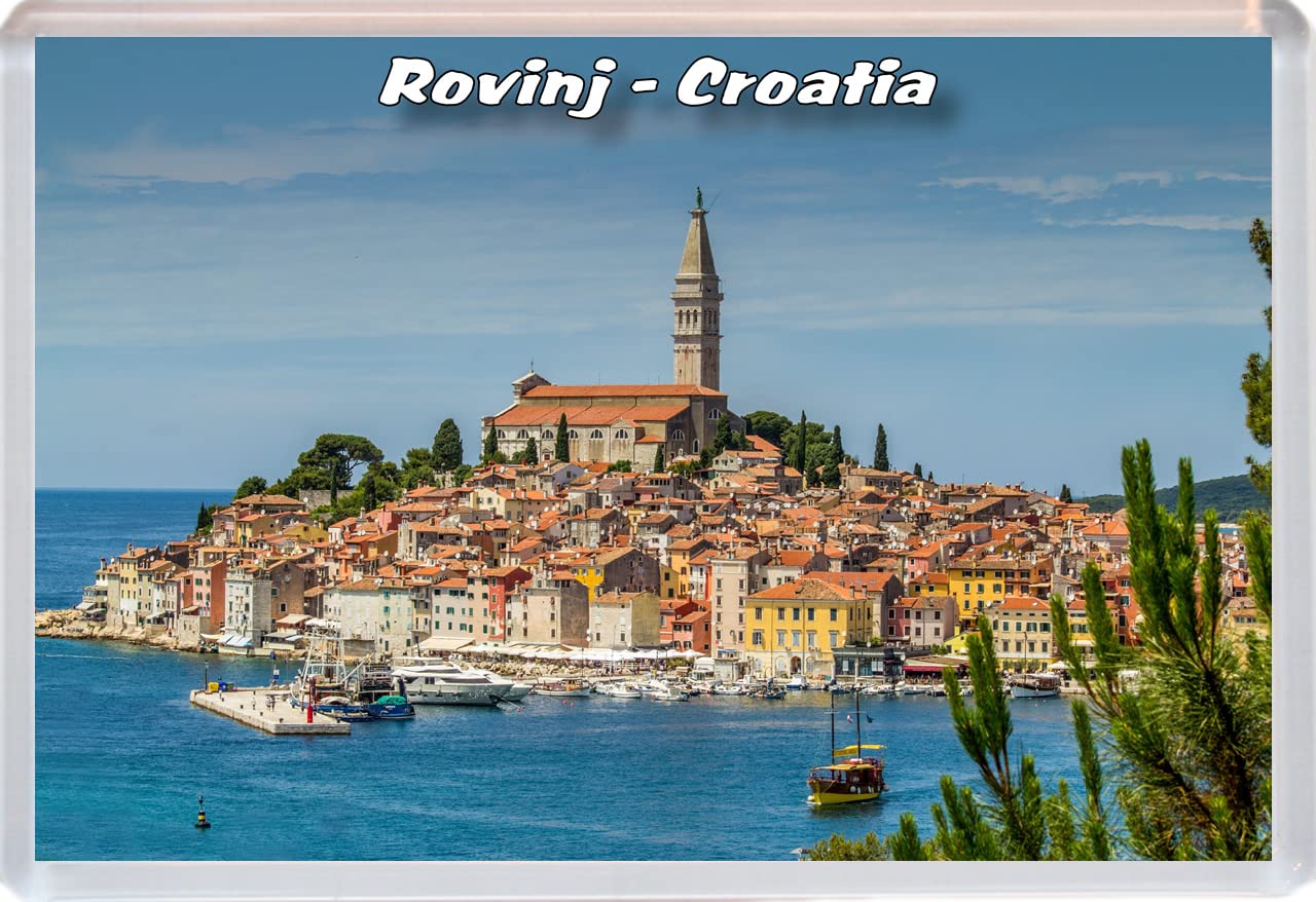 Baked Bean Store Multicolor Rovinj - Croatia - 96 X 67Mm Jumbo Fridge Magnet/Magnets Bbsfhm314