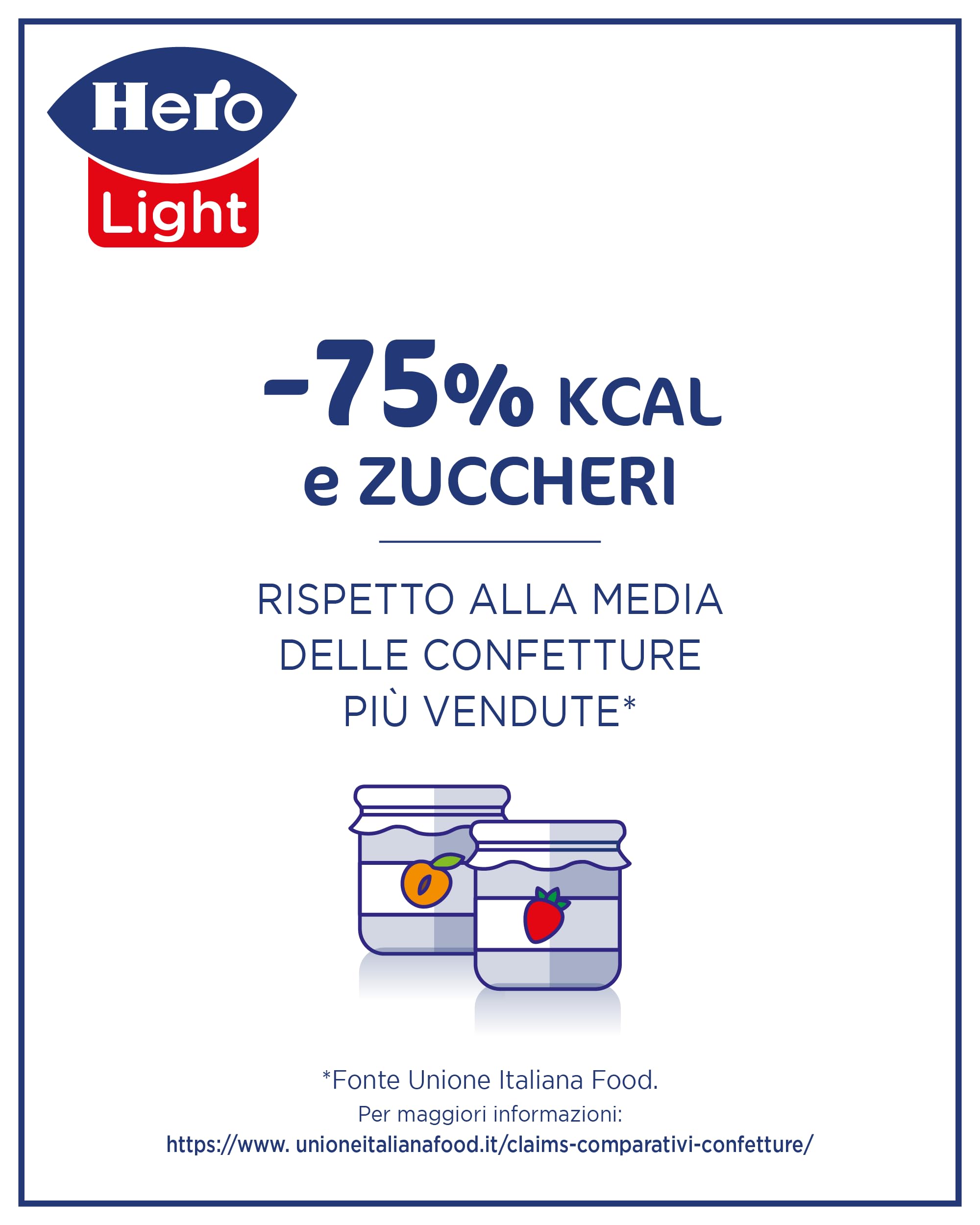 Hero Light Marmellata di Arance Amare Light, 8 Vasetti da 280 gr, Marmellata e Confettura Extra, Frutta di Alta Qualità, senza conservanti e senza coloranti, Pochissime Calorie per Porzione