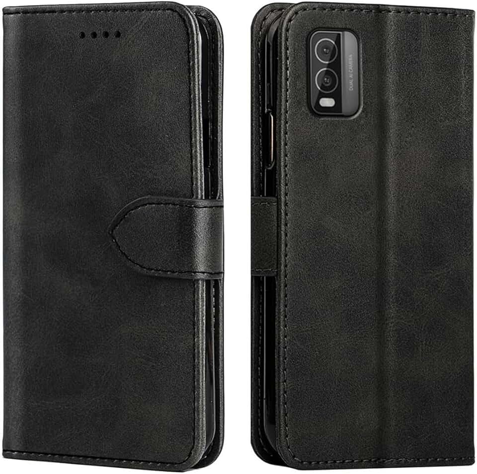 Capa protetora para celular Nokia C210 preta à prova de choque para celular