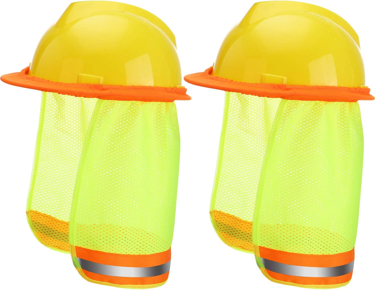 4 Pieces FR Hard Hat Liner Cooling Flame Resistant Hard Hat Pad Neck Hard Hat Sun Shade Hard Hat
