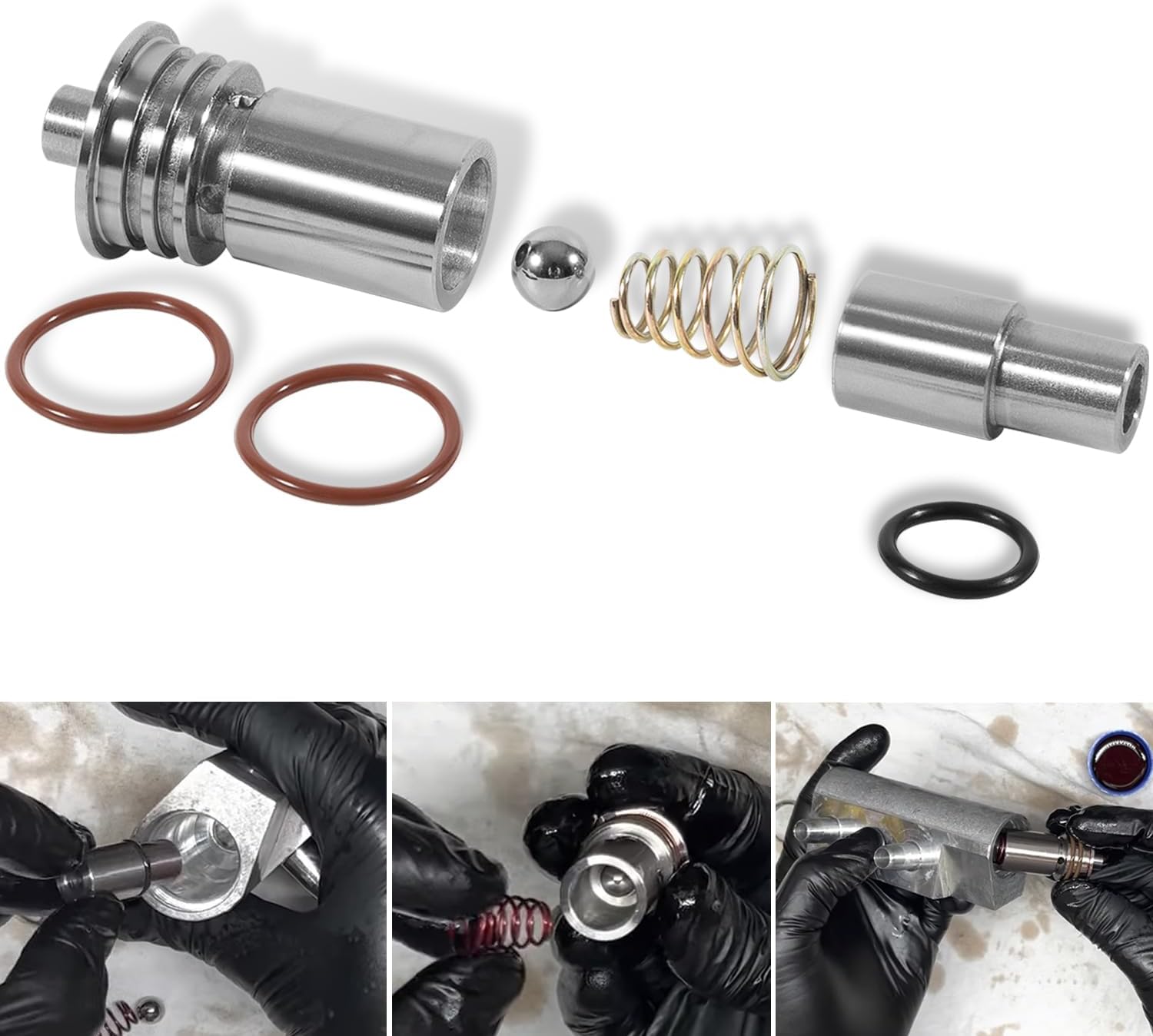 Camoo Transmission Cooling System Upgrade Kit For 2014-Up GM 6L80 6L90 Cadillac Chevy GMC & 2016-Up 8L90 8L80 8L90E, Replace#STL010 Cooler Flow Bypass Valve Kit