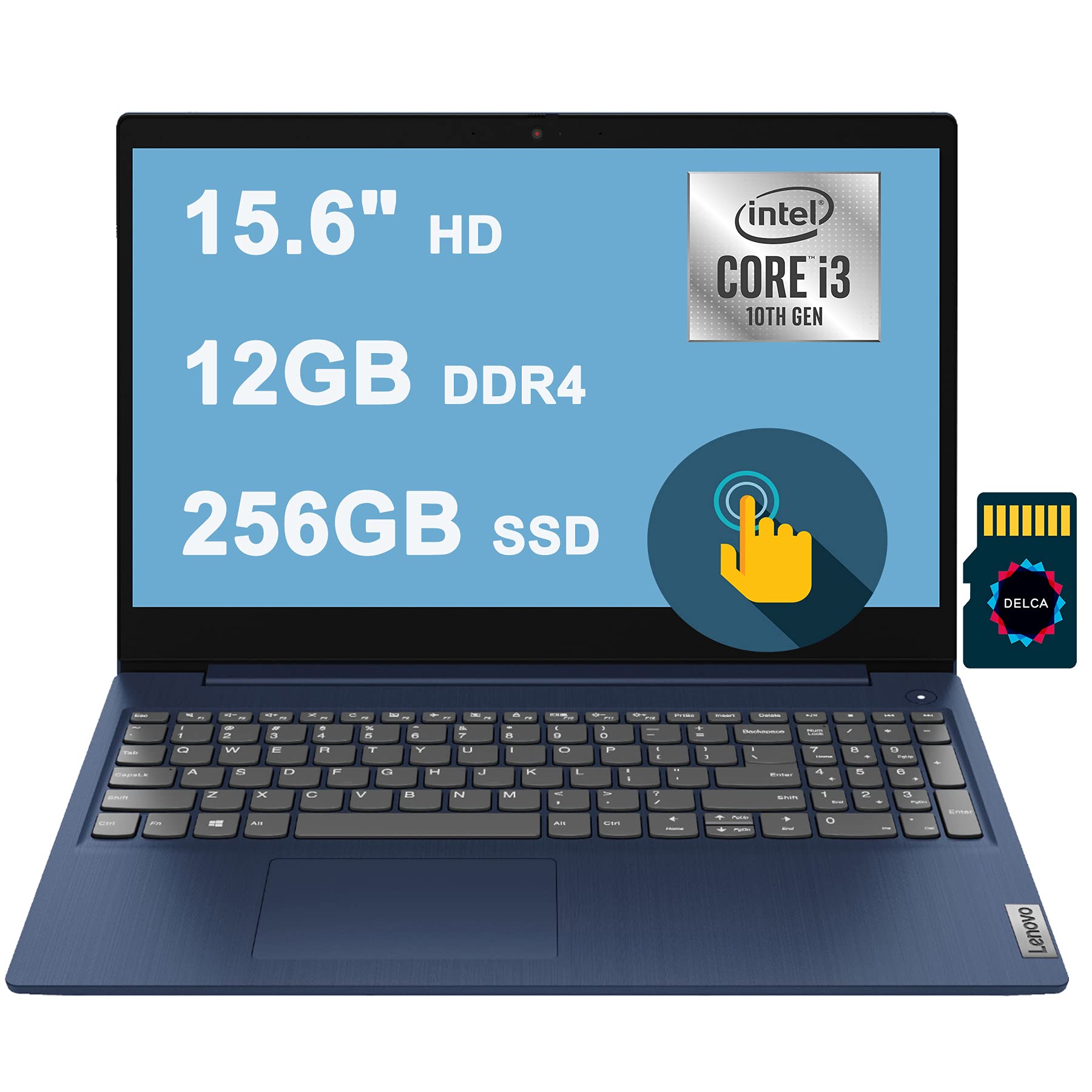 Lenovo 2021 IdeaPad 3 Premium 15 Laptop I 15.6" HD Touchscreen I 10th Gen Intel Core i3-10110U (Beat