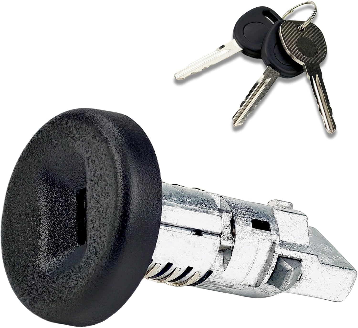Ignition Switch with Key Ignition Lock Cylinder Compatible with Chevrolet Chevy Silverado Sierra Tahoe Yukon Suburban Avalanche Express Savana Hummer H2 Cadillac Escalade 2004-2014 15919460 924-796