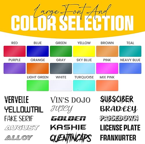 Miniatura 7 de Placa de matrícula personalizada para motocicleta, placa de matrícula personalizada, placa UTV, placa de motocicleta, placa de ATV - Placa de