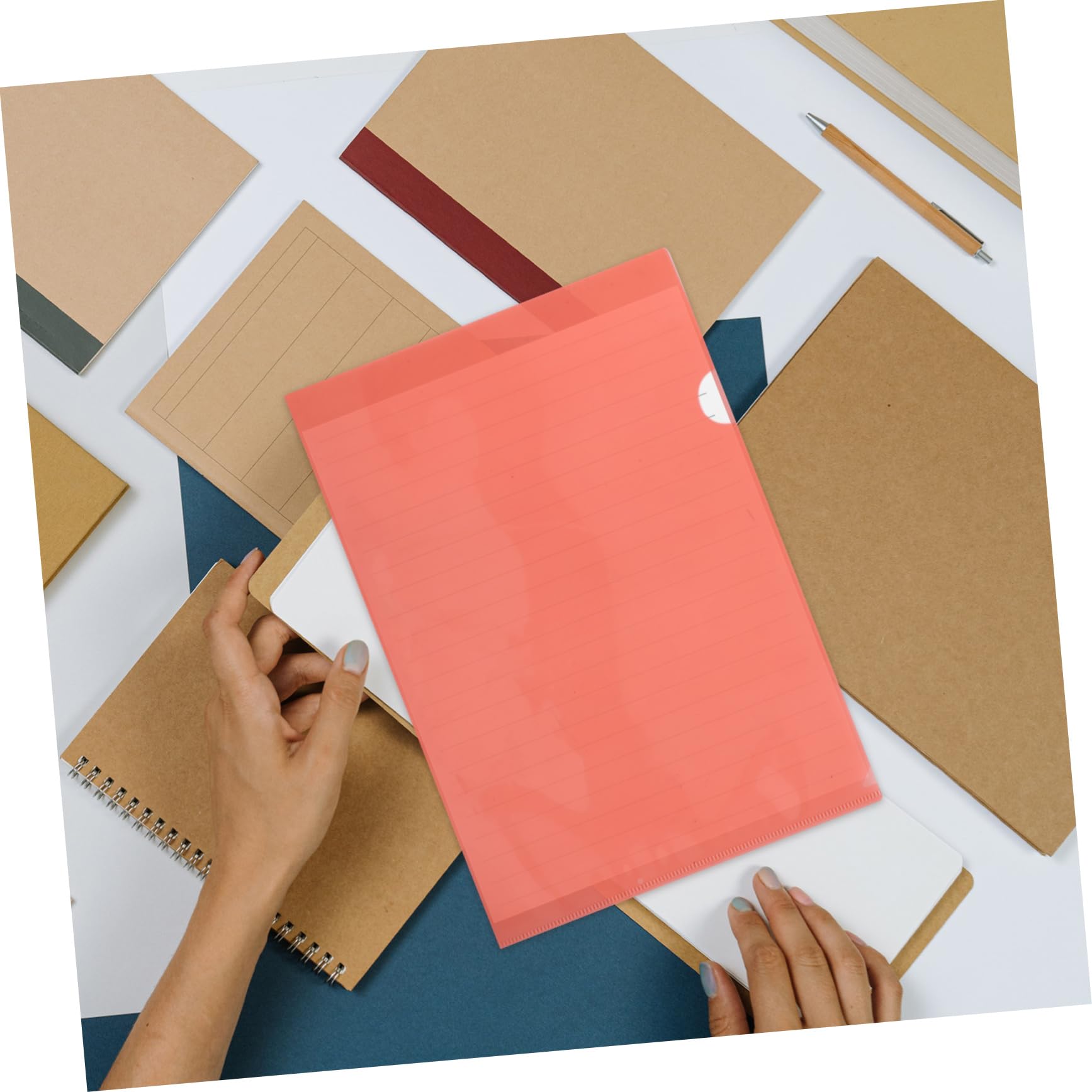 36pezzi Cartelline Trasparenti in Plastica Copertine per Documenti Buste Protettive per Carta Adatte per Ufficio e Scuola