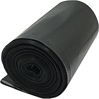 Frost King CB3250 Heavy Duty Contractor Cleanup Bags, 32x50x3 Mil, 20 Black Bags on Rolls - 42 Gallon Capacity
