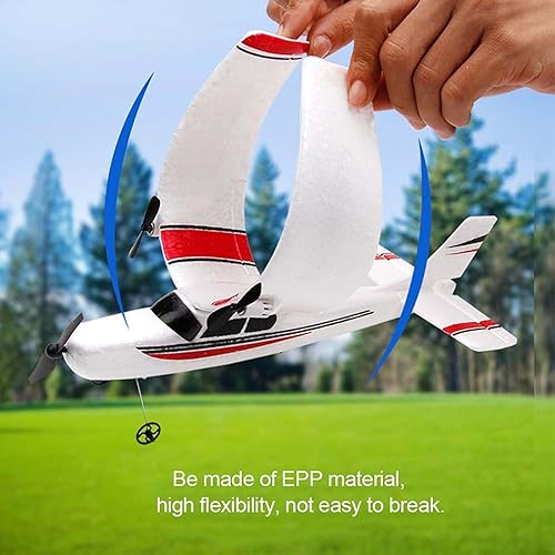 Miniatura 4 de GoolRC Avión RC, avión de control remoto de 2.4 GHz, avión de control remoto de 2 canales, planeador de espuma EPP, avión RC fácil de volar para