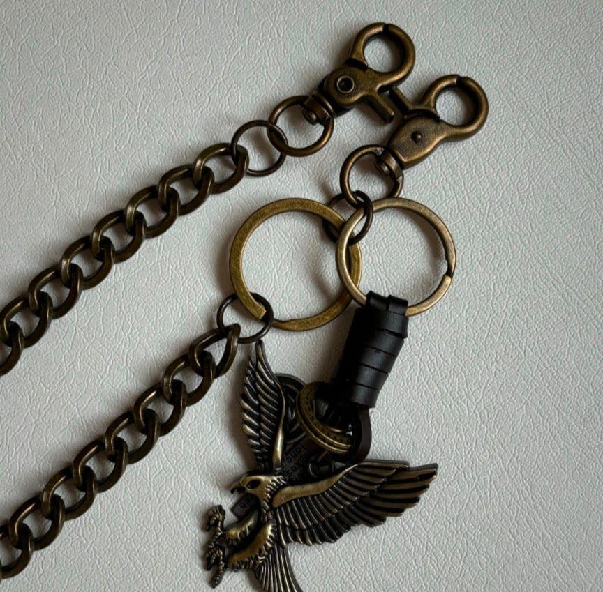 アメカジ ウォレットチェーン キーホルダーセット vintage 山田レン