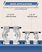 Vista 5 de DAYUAN Juego de 14 extractores separadores de rodamientos, resistente capacidad de 5 toneladas, kit de extractor de rodamientos de 2" y 3