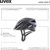 Uvex Viva 3 kerékpáros sisak - Deep Space Sand matt, 56-62 cm fejkerület, uniszex 6