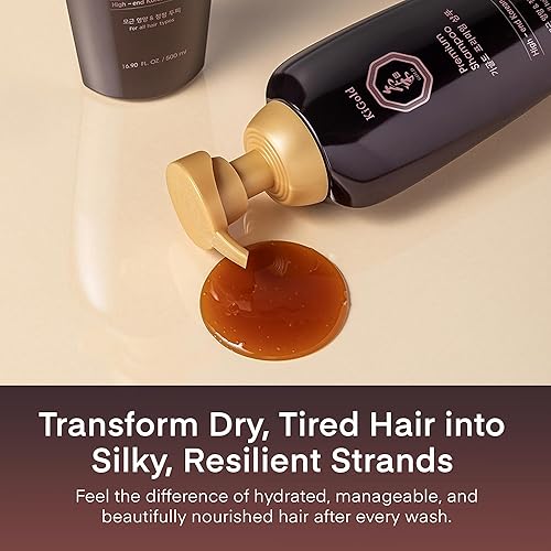 Miniatura 8 de Champú de calidad prémium Doori Daeng Gi Meo Ri Ki para la caída del cabello, cabello fino y quebradizo, prevención y tratamiento de canas, con