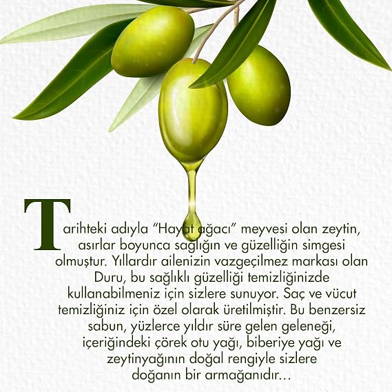 Duru First Harvest Natural Olive Oil Containing Soap 4 × 150 gr