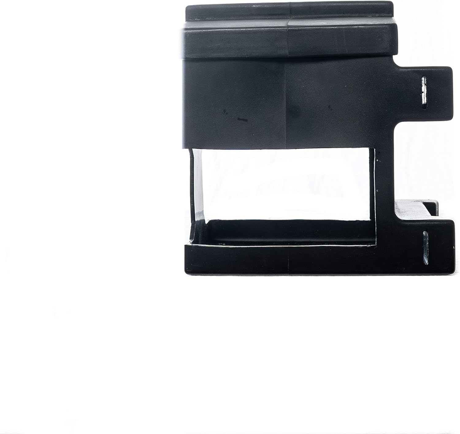 Brick Holder for up to Four, 4 lb Salt, Mineral, and Attractant Bricks with Mounting Straps, Black