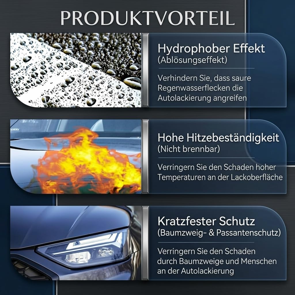 Sopami Spray Car, Quick Effect Coating Agent, 3-in-1 Autolackspray für Glanz und Schutz, Nano Lackversiegelung Auto, Kratzerreparatur für Fahrzeugpflege (Drei Flaschen)