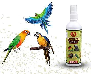 Pet Care International (PCI) Nature Bath Care Spray || Provide Healthy Feathers || Healthy Bird Bath Healthcare (200ml)