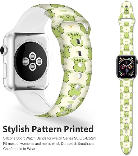 Miniatura 4 de Correas de reloj compatibles con Apple Watch de 1.496 pulgadas, 1.575 pulgadas, 1.614 pulgadas, correas ajustables de silicona suave para iWatch