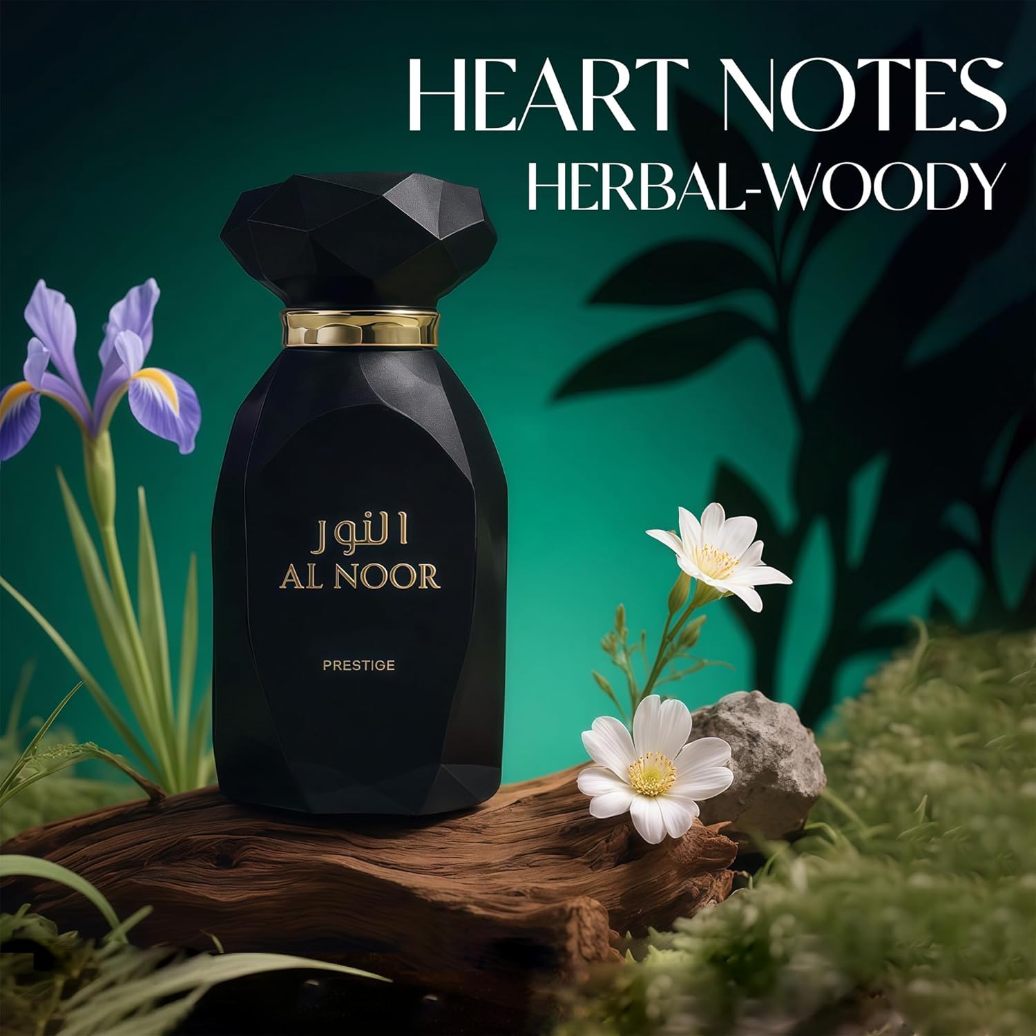 AL NOOR PRESTIGE | EAU DE PARFUM FOR MEN | 100ml | Spicy-Fruity Opening | Oriental Harmony | Luxury Gift(AL NOOR PRESTIGE) - Image 3