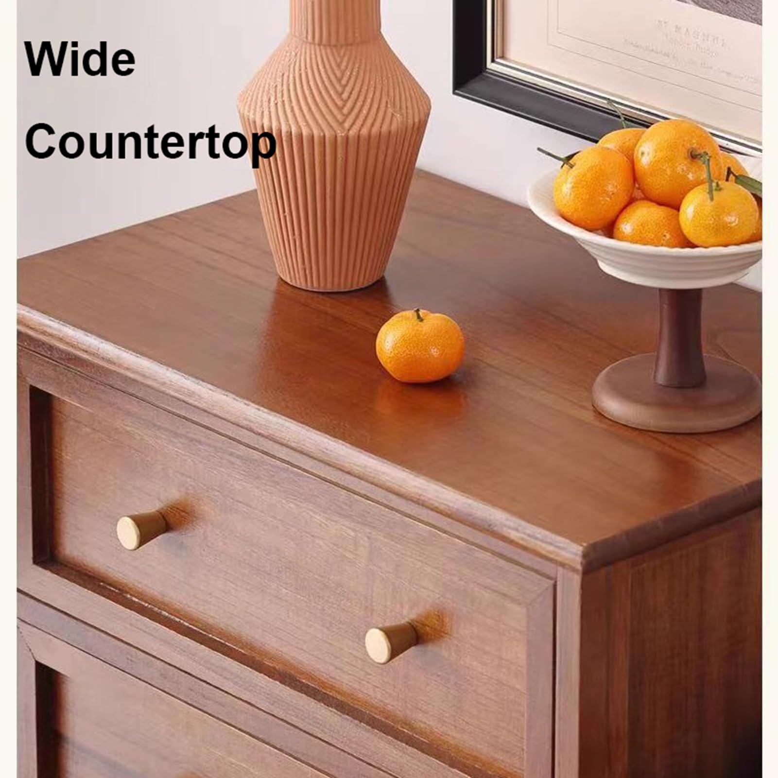 Cassettiera in legno massello, mobiletto multistrato con anta per soggiorno, camera da letto, funzionale ed elegante, tipo di cassetto per la casa