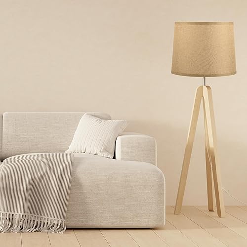 Miniatura 7 de PATIKIL Pantallas para lámparas de mesa de 11.4 pulgadas superior x 12.6 pulgadas inferior x 9.8 pulgadas de alto, pantallas de lámpara de tambor