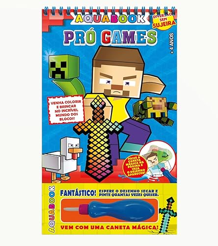 Aquabook Pró-Games Minecraft