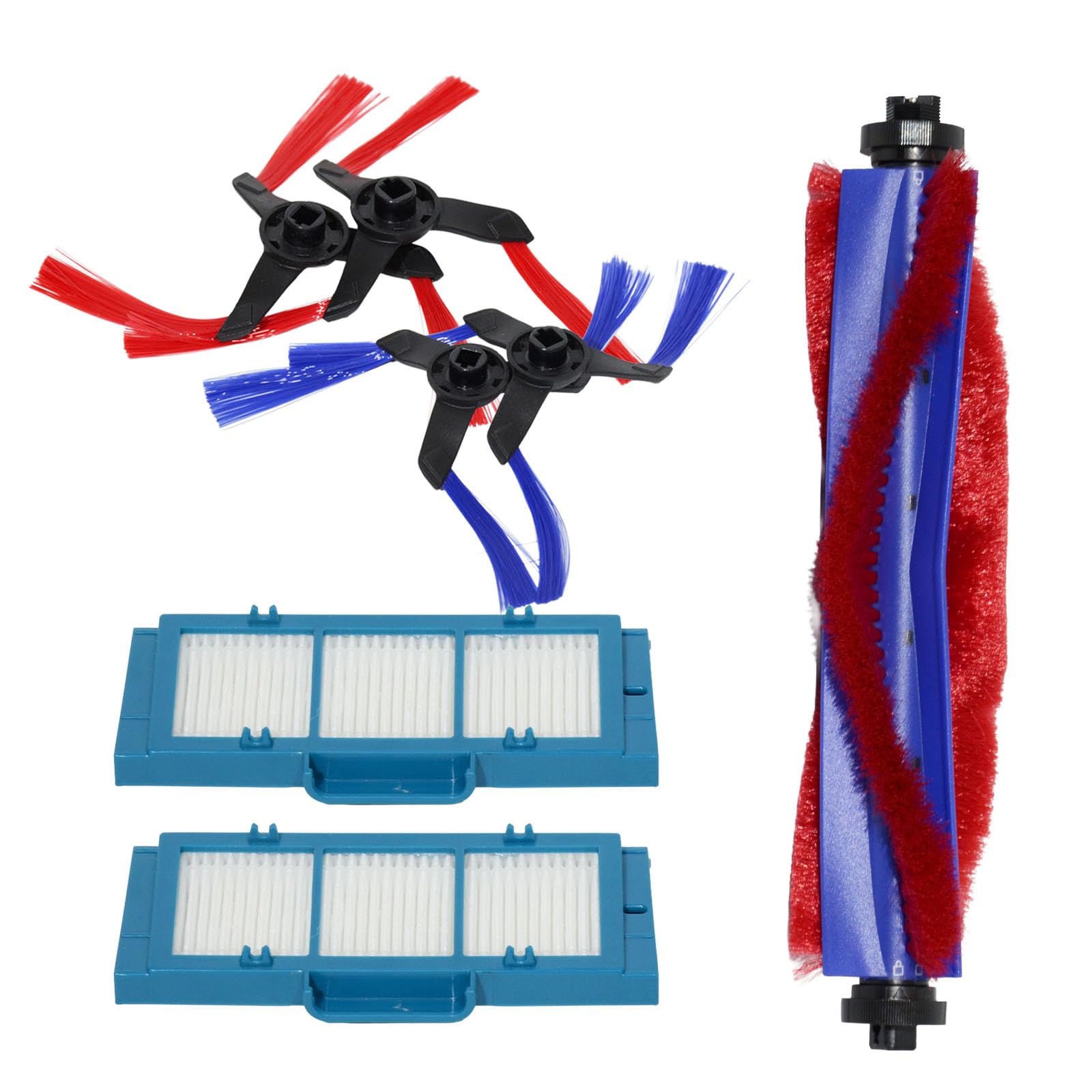 PUREBURG Replacement Parts Compatible with Dyson Spot+Scrub Ai Robot Vacuum Cleaner, Accessories Kit with Main Roller Brush, Filter, Side Brushes Complete Pack
