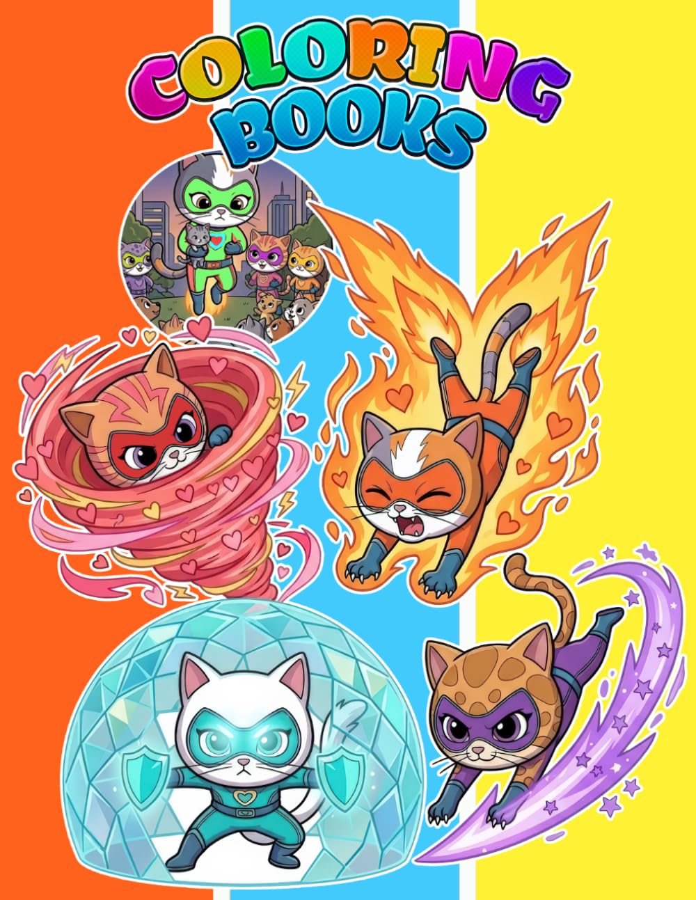 The coloring book: Over 50 Cute Coloring Pages Illustrations For Adults To Chill, Unwind, And Relieve Stress
