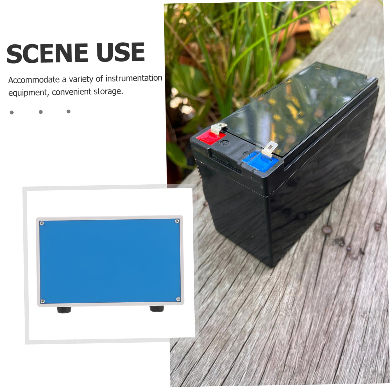 NUOBESTY Caja de Conexiones Eléctrica Pequeña de Plástico y Metal, Resistente al Polvo, Tamaño 110x180x130 Mm, Caja para Proyectos Eléctricos y Salida Exterior, Uso Industrial