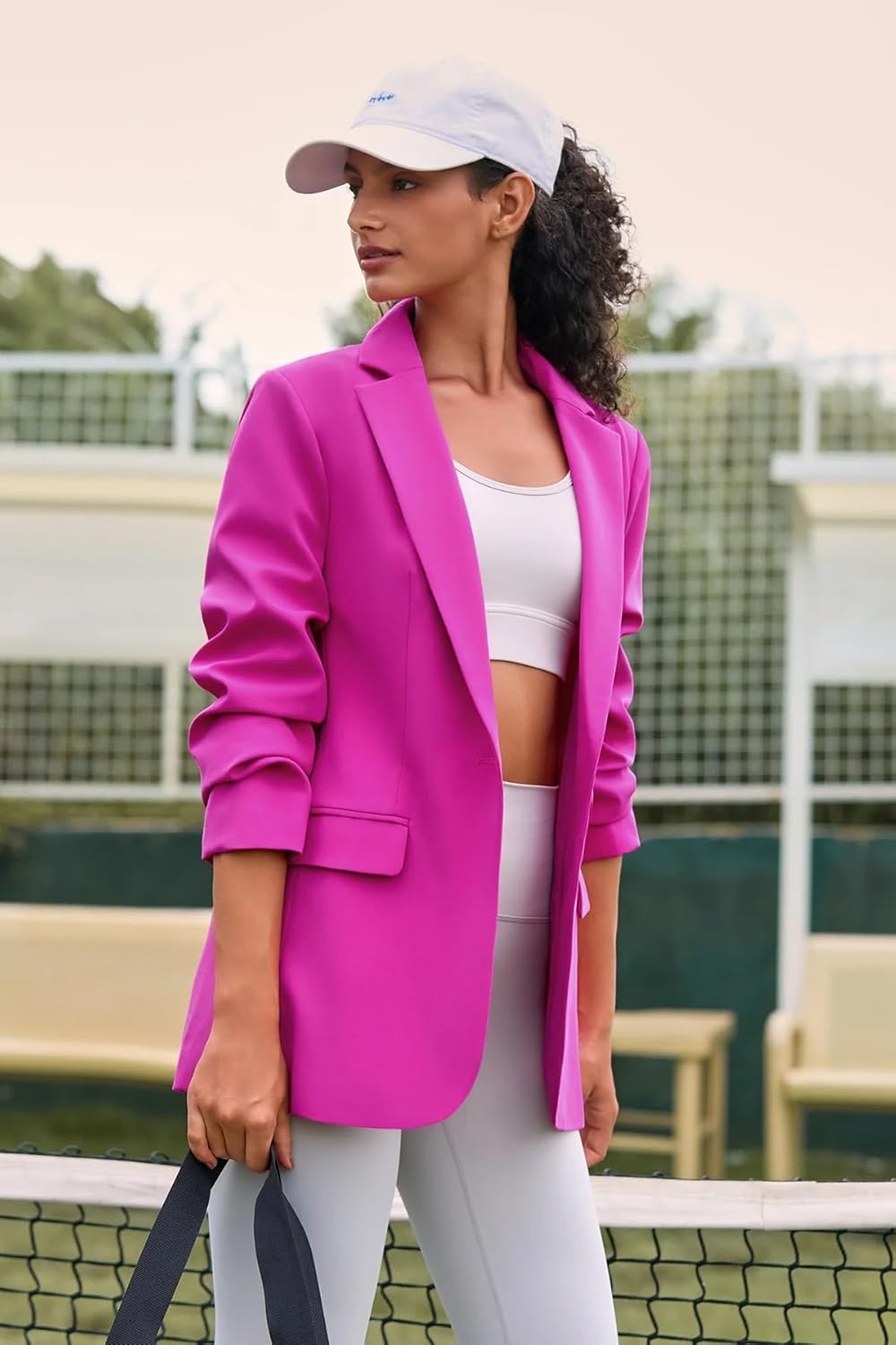 Cicy Bell Womens Casual Blazers Open Front Long Sleeve Work Office Suit Jackets Blazer - Image 4