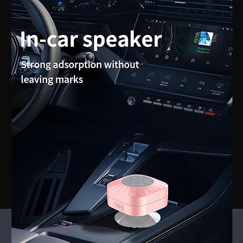 Miniatura 4 de Mini altavoces de ducha Bluetooth, altavoz inalámbrico portátil con ventosa, se empareja fácilmente a teléfonos, tabletas, computadora, regalo para
