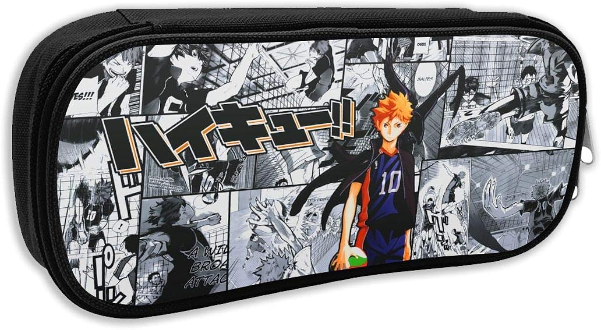 Amazon Co Jp ペンケース ハイキュー 筆箱 Chic学生用 ふでばこ おしゃれ 文具ケース 中学生筆入れ 多機能の 矢立て 小物入れ 携帯用 鉛筆ホルダー 収納ポーチ 同人まんがhobby プレゼント 文房具 オフィス用品