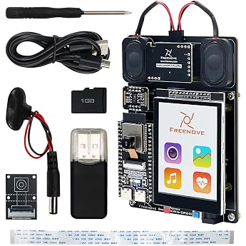 Freenove Development Kit for ESP32-S3 ESP32 S3 CAM (Included), Dual-Core 32-bit 240 MHz Microcontroller, Onboard Camera Wirel